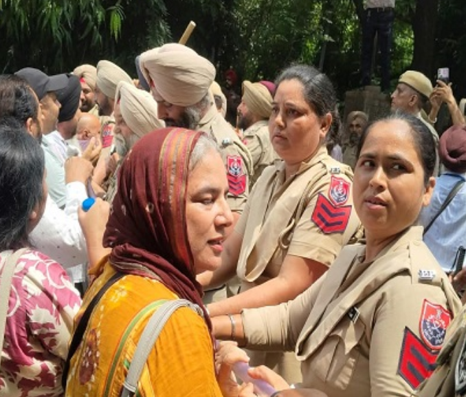 जालंधर में पंजाब बंद के बीच हंगामा