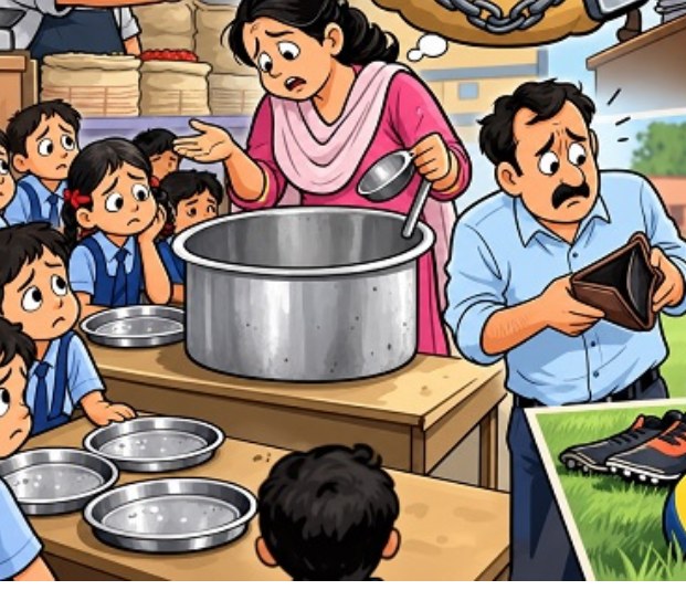 सरकारी स्कूलों में मिड-डे मील पर संकट!